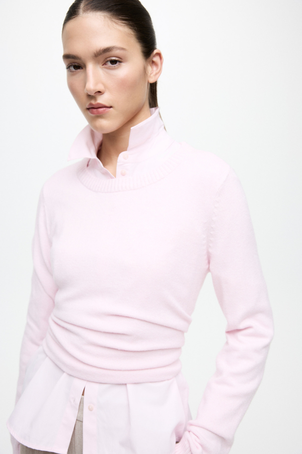 VIRIL O-NECK L/S KNIT TOP - NOOS - Image 3