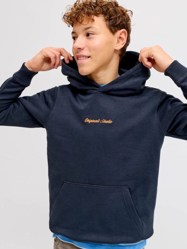 JORNORREBRO EMB SWEAT HOOD NOOS JNR - Image 4