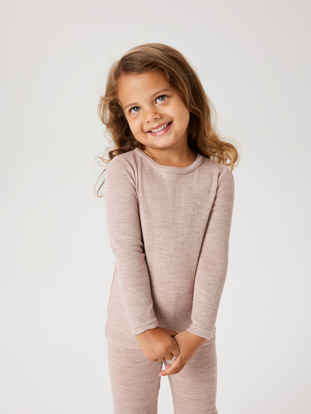 NMNWAX WOOL RIB LS TOP NOOS - Image 2