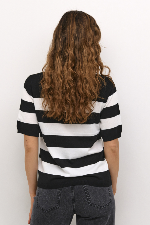 KAlizza Stripes Topp Svart/hvit - Image 3