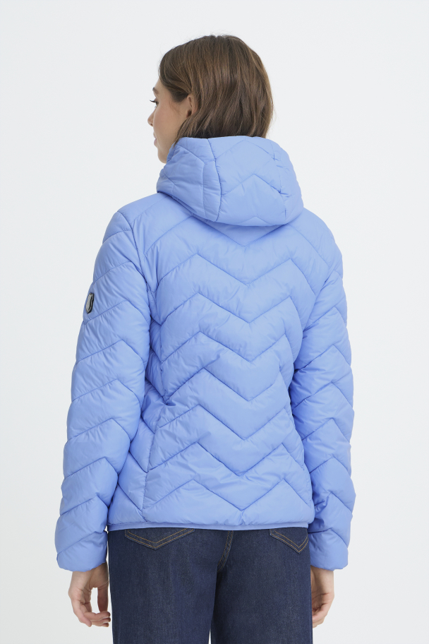 FRbapadding Vattert Jakke Lys Blå - Image 4