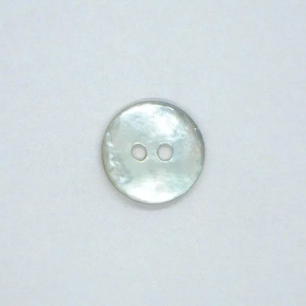 Knapp 2 hull Perlemor mørk 23mm