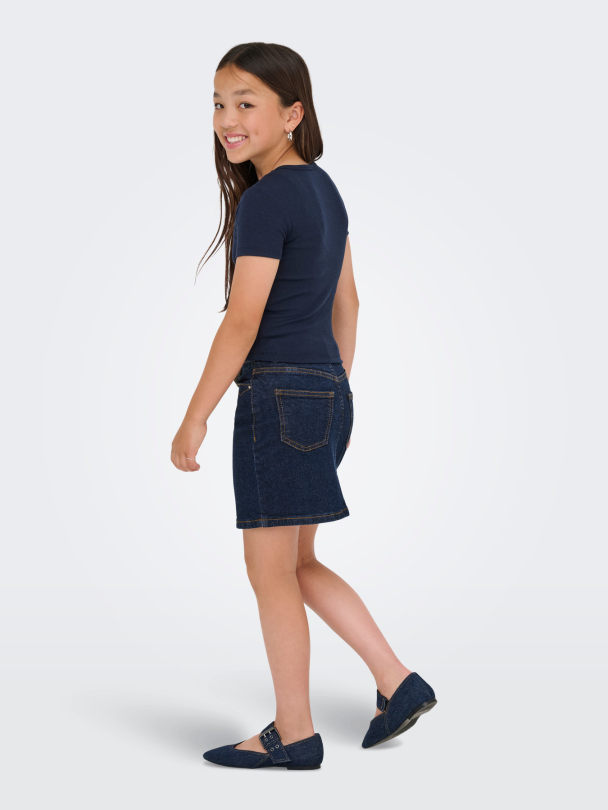 KOGJUICY HW WESTERN SHORT SKIRT DNM - Image 2