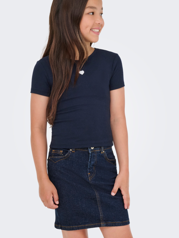 KOGJUICY HW WESTERN SHORT SKIRT DNM - Image 4