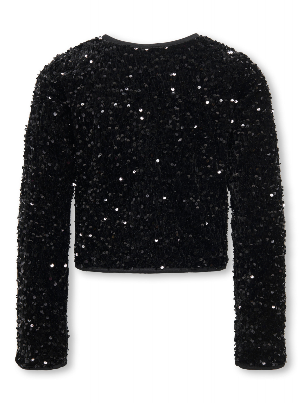 KOGANIKA SEQUINS LS BOW TOP CS WVN - Image 2