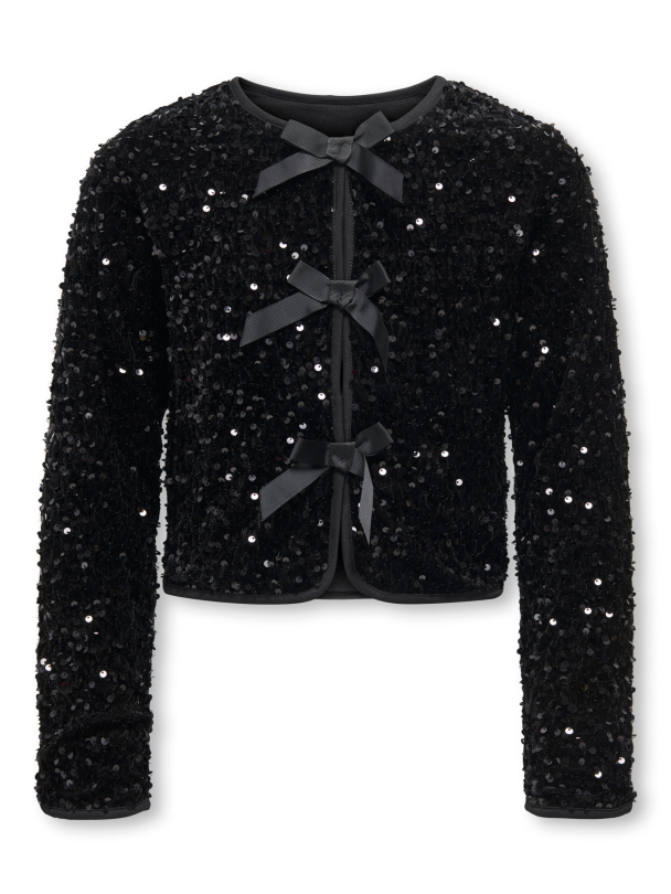 KOGANIKA SEQUINS LS BOW TOP CS WVN - Image 1