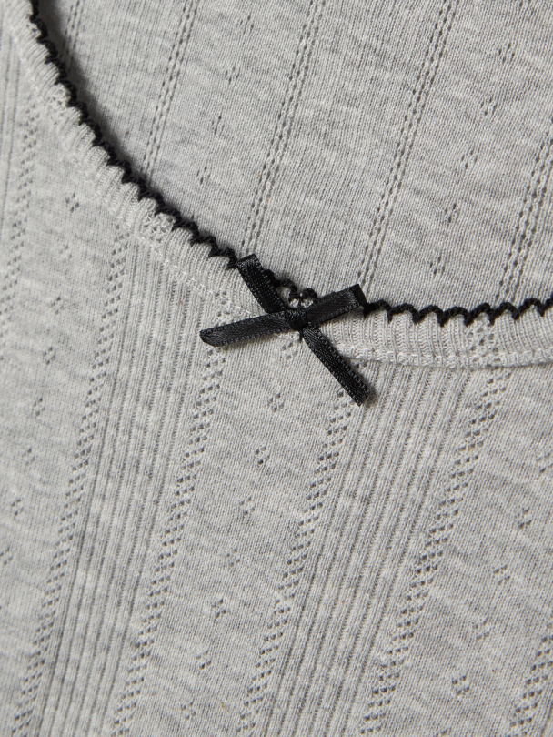 NLFNAMEL LS SHORT DEEP NECK TOP - Image 4