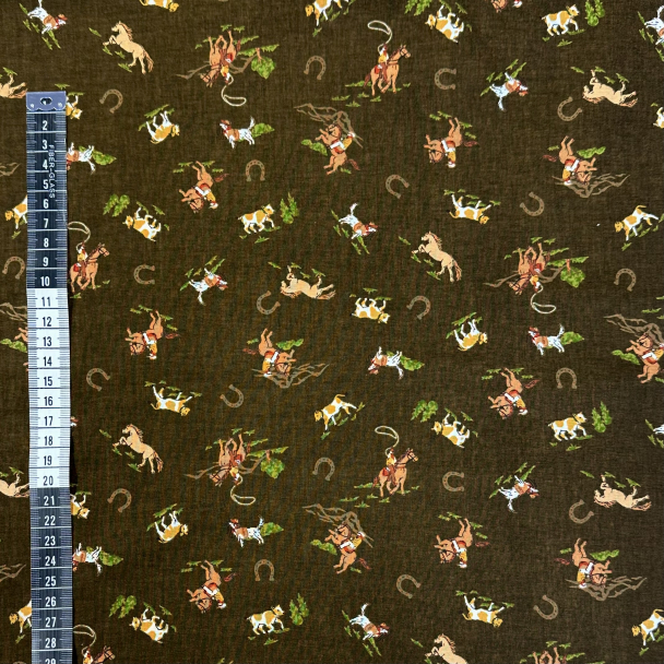 Hest og rytter brun - Image 1