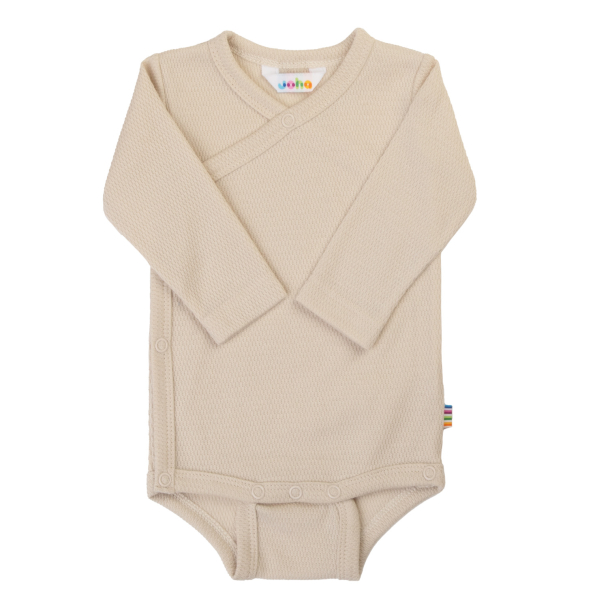 Omslagsbody Classic Cotton - Lys Beige