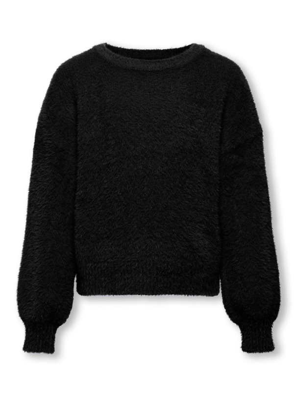 KOGNEWPIUMO L/S PULLOVER KNT NOOS black - Image 1