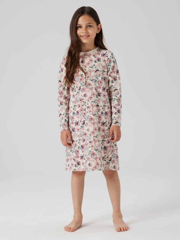 NKFNIGHTGOWN LS NOSTALGIA FLOWER NOOS - Image 3