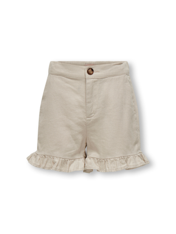 KOGCARO FRILL LINEN SHORTS WVN - Image 1