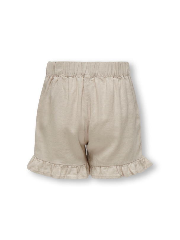 KOGCARO FRILL LINEN SHORTS WVN - Image 2