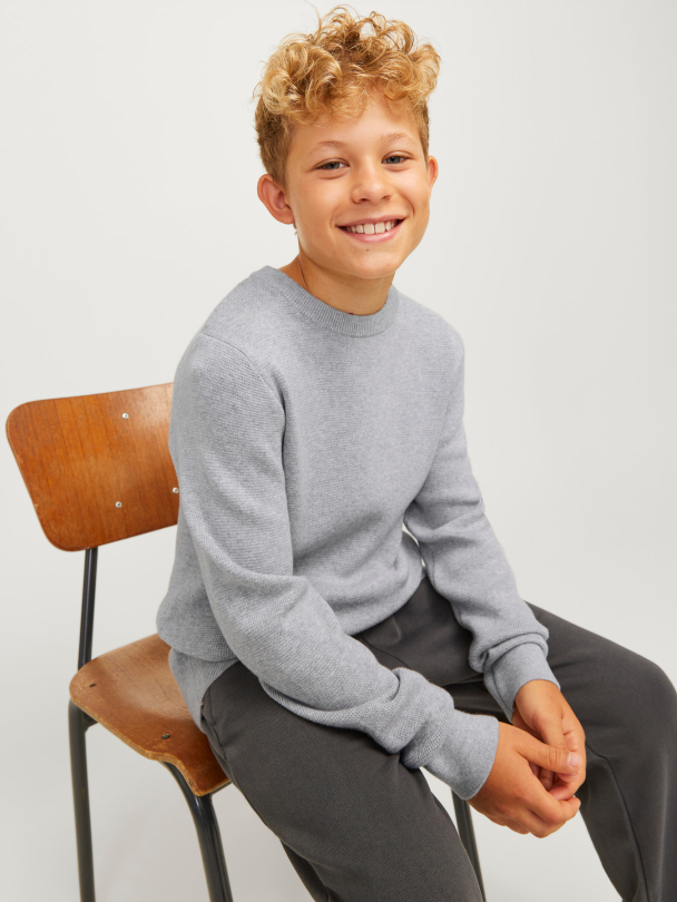 JPRBLAMILANO STITCH KNIT CREW NECK JNR - Image 2