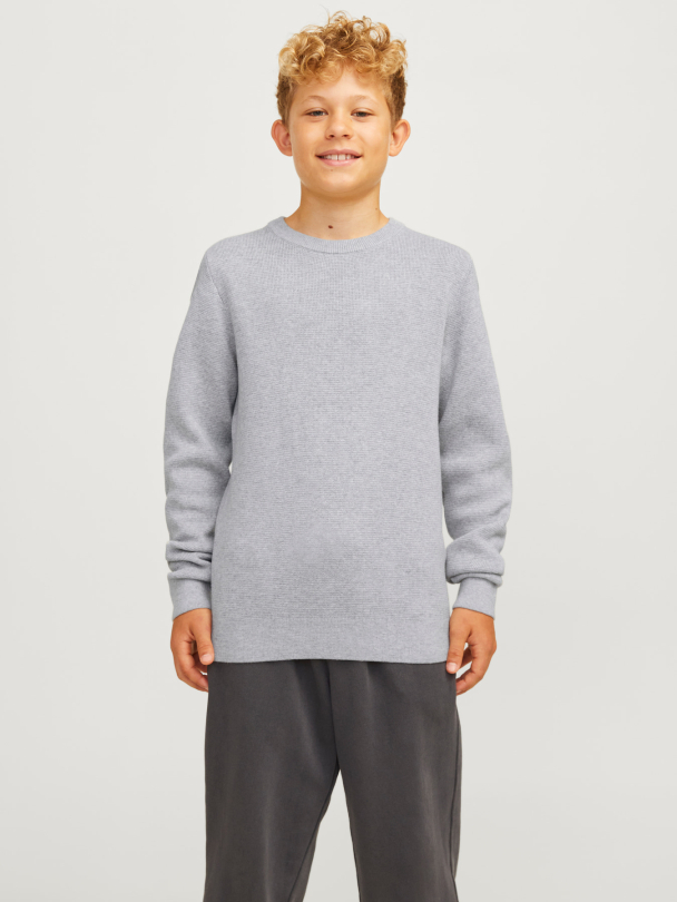JPRBLAMILANO STITCH KNIT CREW NECK JNR - Image 4