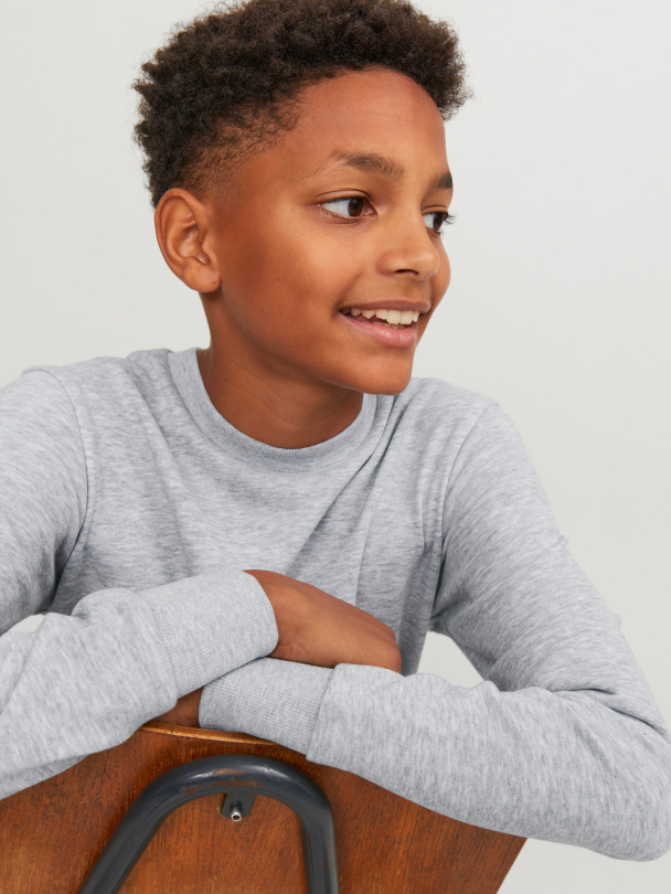 JJEBRADLEY SWEAT CREW NOOS JNR - Image 3