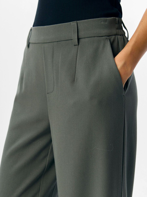 OBJLisa wide pant, grønn - Image 4