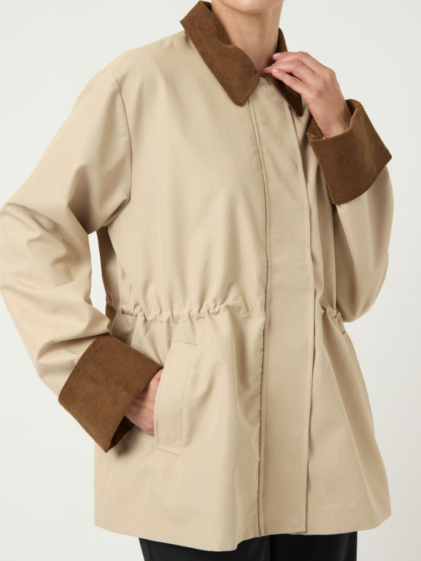 Anca Parka Jacket - Oxford Tan  - Image 2