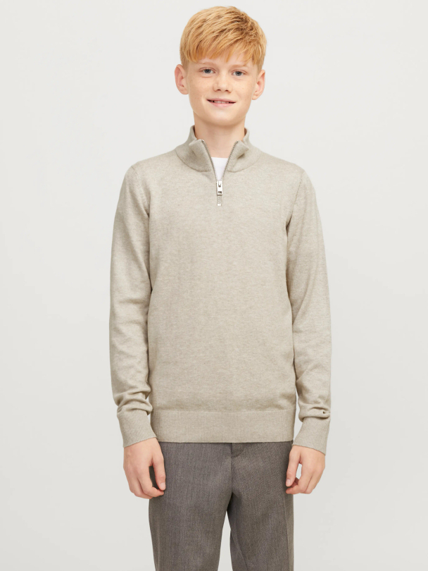 JJEEMIL KNIT HALF ZIP NOOS JNR - Image 5