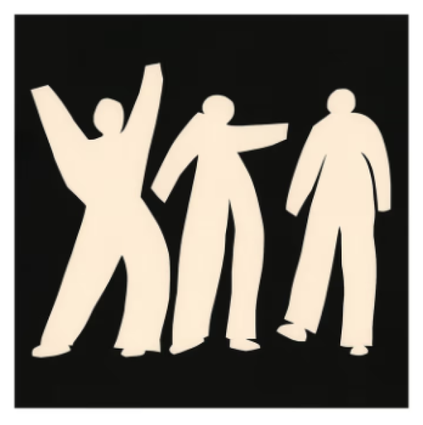 Plakat Three Dancers 50x50 cm - Image 1