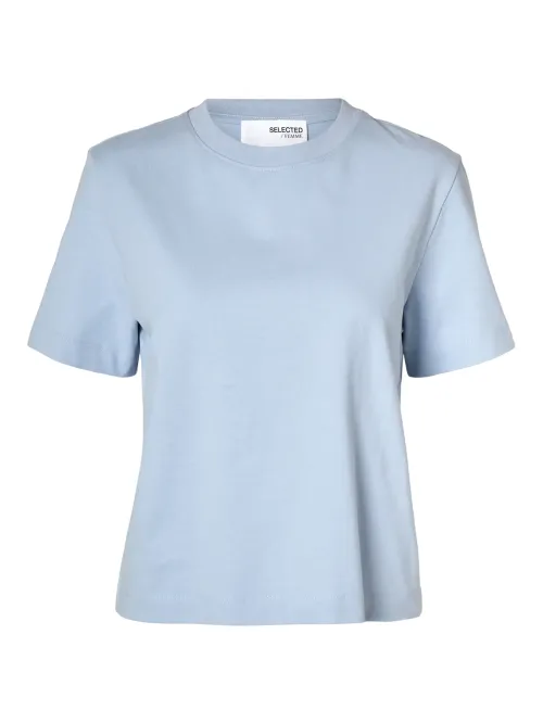 Essential Boxy Tee Blue