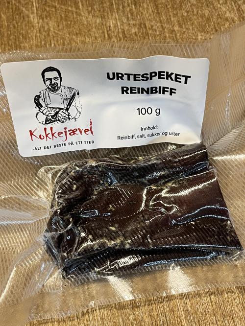 Urtespeket reinbiff 100 g