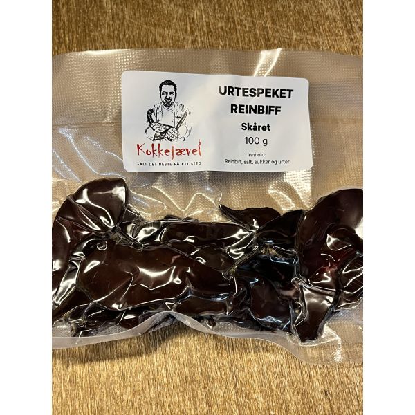 Urtespeket reinbiff SKÅRET 100 g