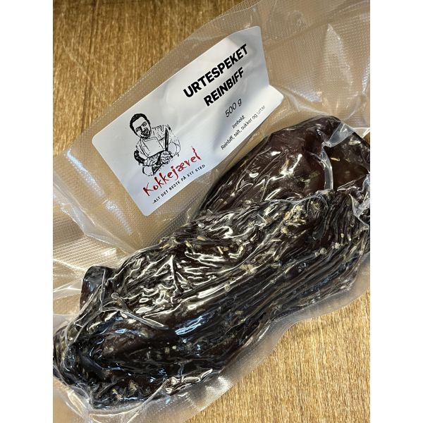 Urtespeket reinbiff 500 g