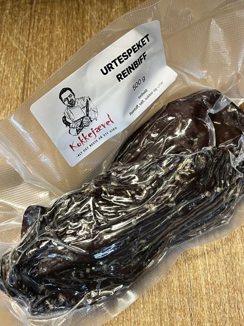 Urtespeket reinbiff 500 g