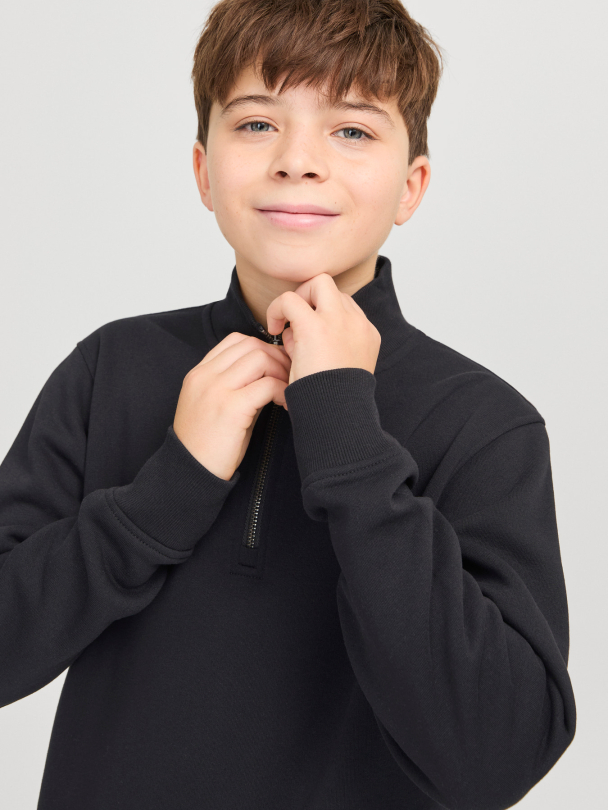 JJEBRADLEY SWEAT HALF ZIP NOOS JNR - Image 3