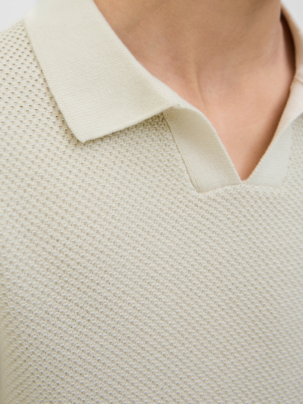 JWHCEASTON KNIT SPLIT NECK SS JNR - Image 6