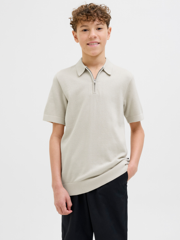 JPRBLAMILANO SPRING KNIT POLO SS JNR - Image 4