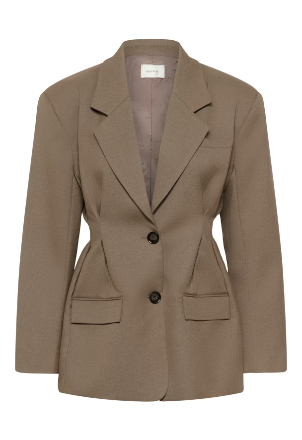 Paula Waist Blazer - Dark Timberwolf - Image 2