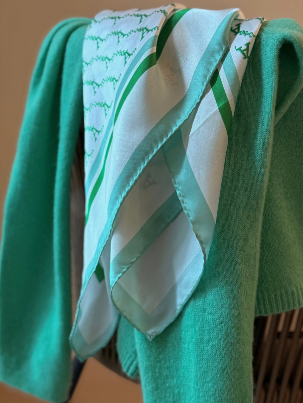 Amuse Eloise, Green/ offwhite - Image 2