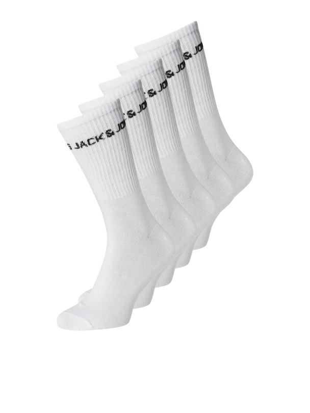 JACBASIC LOGO TENNISSOCK 5 PACK NOOS JNR