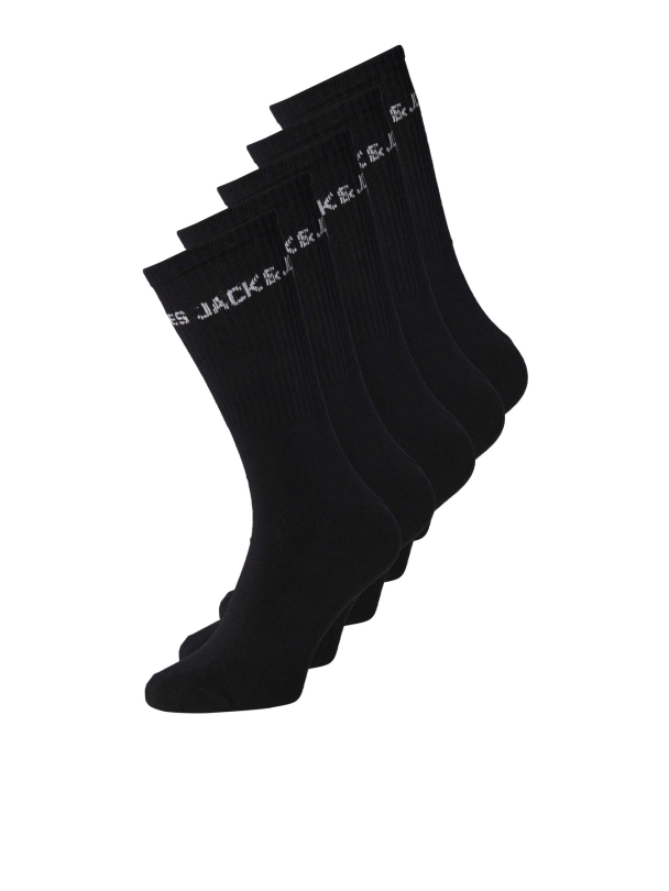 JACBASIC LOGO TENNISSOCK 5 PACK NOOS JNR