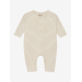 Romper LS YD stripe, White Pepper - Huttelihut