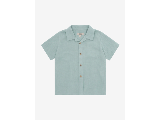 Shirt SS Muslin, Gray Mist - Huttelihut