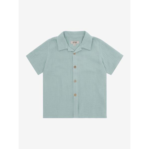Shirt SS Muslin, Gray Mist - Huttelihut
