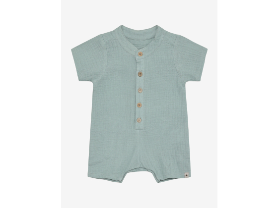 Playsuit SS Muslin, Gray Mist - Huttelihut