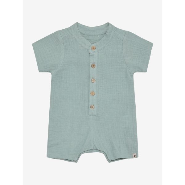 Playsuit SS Muslin, Gray Mist - Huttelihut