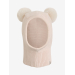 Balaclava Knit w. Pompoms, Peach Blush - Huttelihut