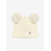 Hat Knit w. Pompoms, Antique White - Huttelihut