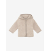 Jacket Cotton Fleece, Camel Melange - Huttelihut