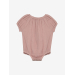 Romper SS Muslin, Pale Mauve - Huttelihut