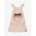 Balaclava Ears Cotton Knit, Peach Blush - Huttelihut