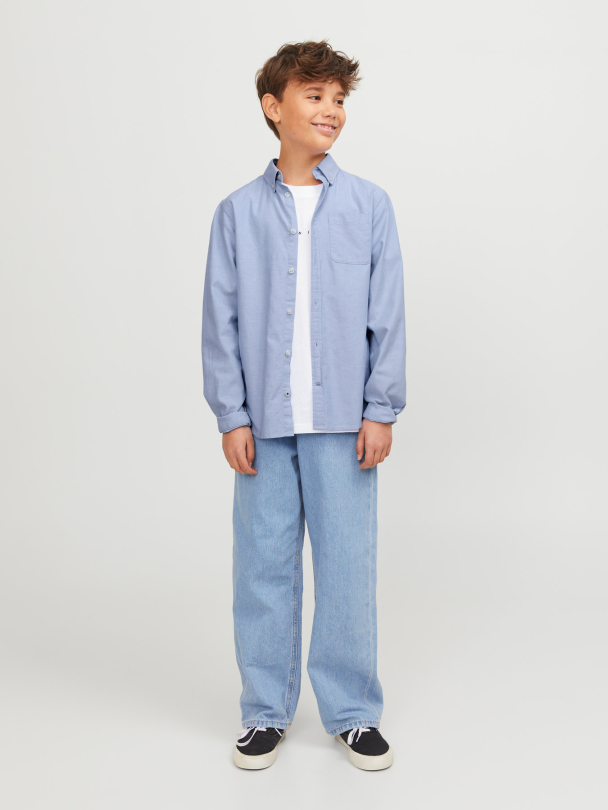 JJEOXFORD SHIRT L/S NOOS JNR - Image 3