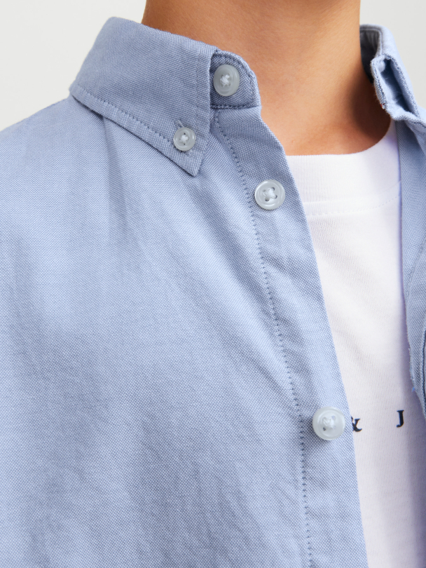JJEOXFORD SHIRT L/S NOOS JNR - Image 4