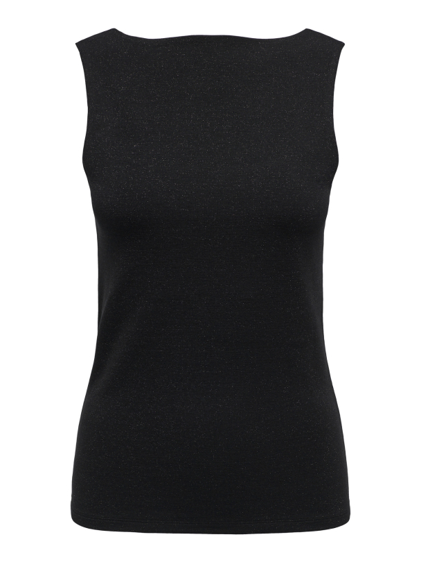 ONLROMA S/L 2-WAYS SHINE TOP JRS black - Image 2