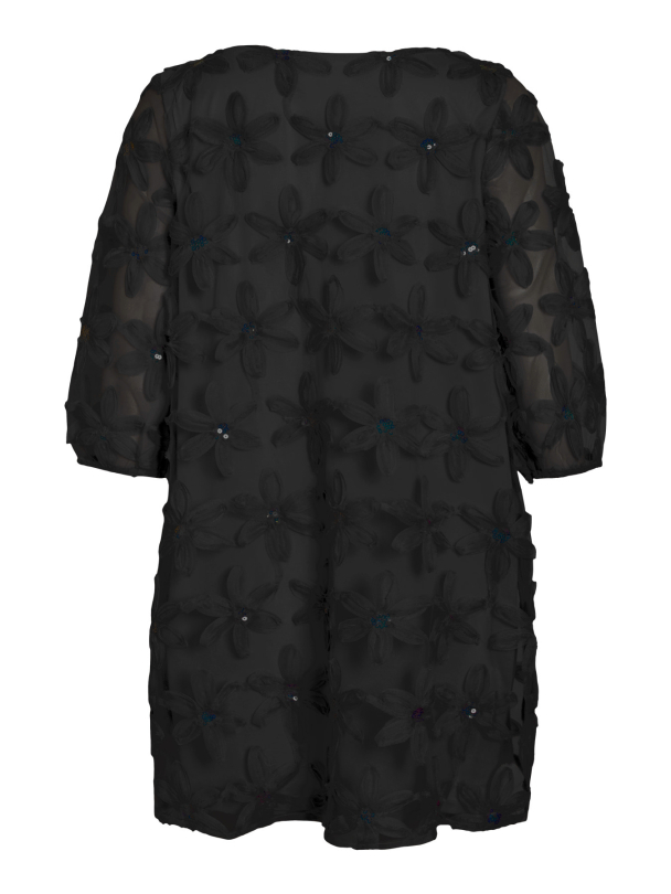 VIFLORA 3/4 BOATNECK SHORT DRESS/DC/LN/1 - Image 2